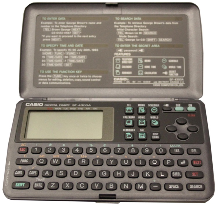 casio digital diary price