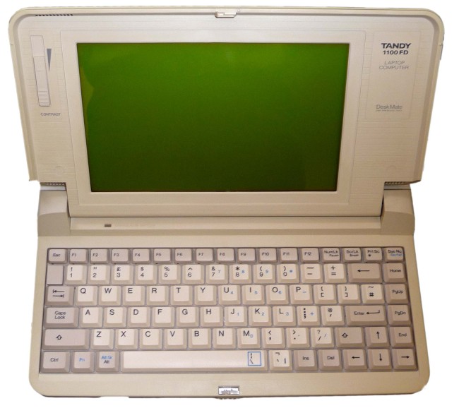 Tandy 1100FD Laptop Computer Computing History