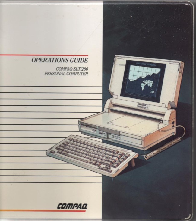 Compaq Portable SLT/286 Operations Guide Computing History