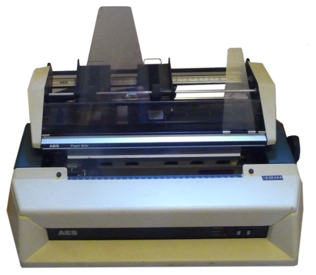 aes printer daisy wheel computer system m45 hire computinghistory