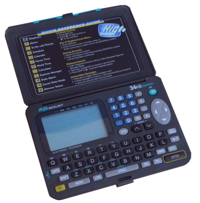Oregon Scientific Electronic Organizer AM080C Computing History