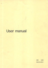 Precisa Printer KXE-1153 User Manual