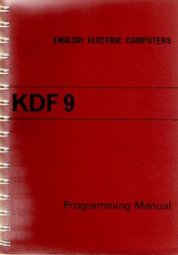 KDF 9 Programming Manual