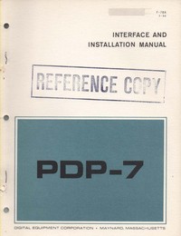 Digital PDP-7 Interface and Installation Manual