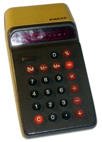 Facit 1102 (model 2) Pocket Electronic Calculator
