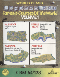 World Class Leader Board Famous Courses of the World Volume 1