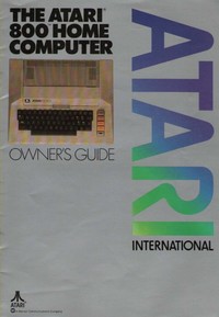 Atari 800 Owners Guide