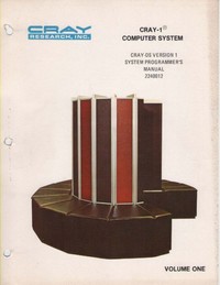 Cray-OS Version 1 System Programmer's Manual