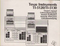 TI-5120/TI-5130 Owners Manual
