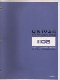 Univac 1108 System Description