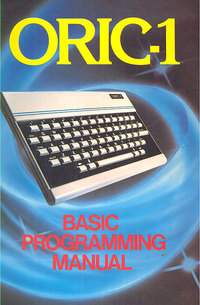 Oric-1 Basic Programming manual
