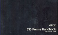 Xerox Model 630 Forms Handbook