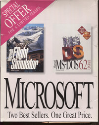 MS-DOS 6.2 Upgrade & Microsoft Flight Simulator 5.0