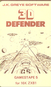 3D Defender - Games Tape 5 (early version)