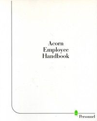 Acorn Employee Handbook (Steve Furber's)
