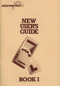 Microwriter new users guide