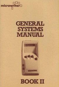Microwriter General Systems Manual