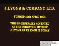 69742 J Lyons & Company Founding Date