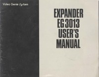 Video Genie System - Expander EG 3013 User Manual