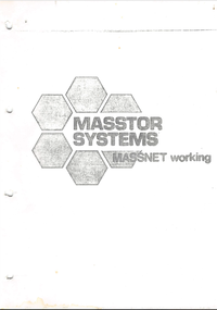 Masstor Systems - MASSNET Concepts and Facilities