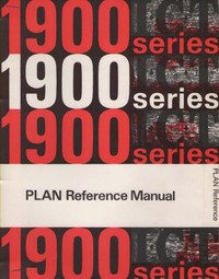 ICT 1900 Series PLAN Referencel Manual