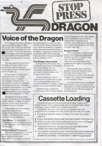 Dragon Stop Press - Issue 1