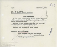 62854 Lease of Minerva Road Offices, Oct 1961