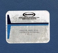 Trantor Hard Disk Instruction Manual 2.13