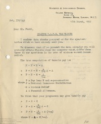 62943  Correspondence re calculations adjustments, Mar 1955