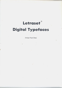 Letraset Digital Typefaces (Value Pack One)
