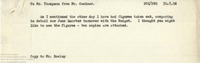 63035 September 1956 Quarter End - Correspondence and Trading Analysis