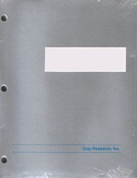 Cray - UNICOS Performance Utilities Reference Manual