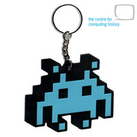 Invader Retro 3D Keyring