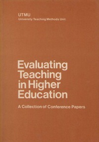 Evaluating teaching in higher education