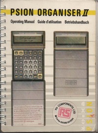 Psion Organiser II Operating Manual
