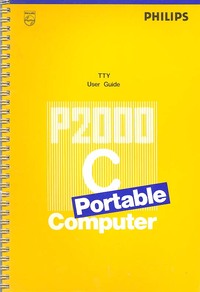 Philips P2000C TTY User Guide