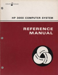 HP 3000 Computer System Reference Manual