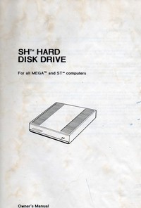 Atari SH Hard Disk Drive Owners Manual