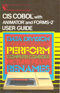 CIS COBOL with Animator and Forms-2 User Guide
