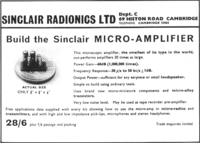 Clive Sinclair founds Sinclair Radionics