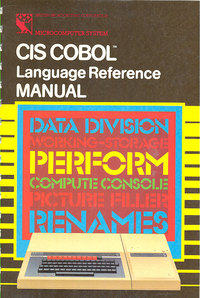 CIS COBOL Language Reference Maunal