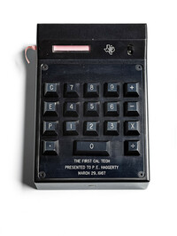 Texas Instruments invents the pocket calculator