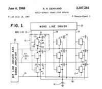 Robert Dennard and IBM patent DRAM