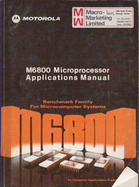 M6800 Microprocessor Applications Manual