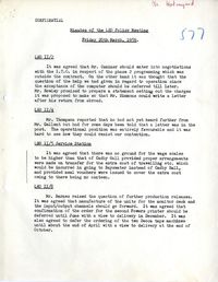 54584 LEO Policy Meeting, 20/3/1959