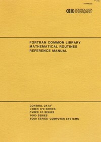 Fortran Common Library Mathematics Routines Reference Manual