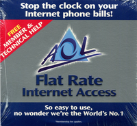 AOL Flat Rate Internet Access CD