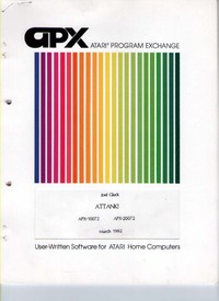 Atari APX Attank! Manual