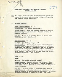 64466 Abbreviated Consultancy and Marketing Progress Report and Minutes, 5th Dec 1958