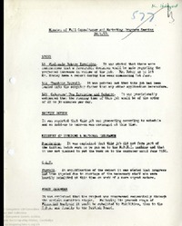 64477 Consultancy and Marketing Progress Minutes and Full Report, 28th May 1959